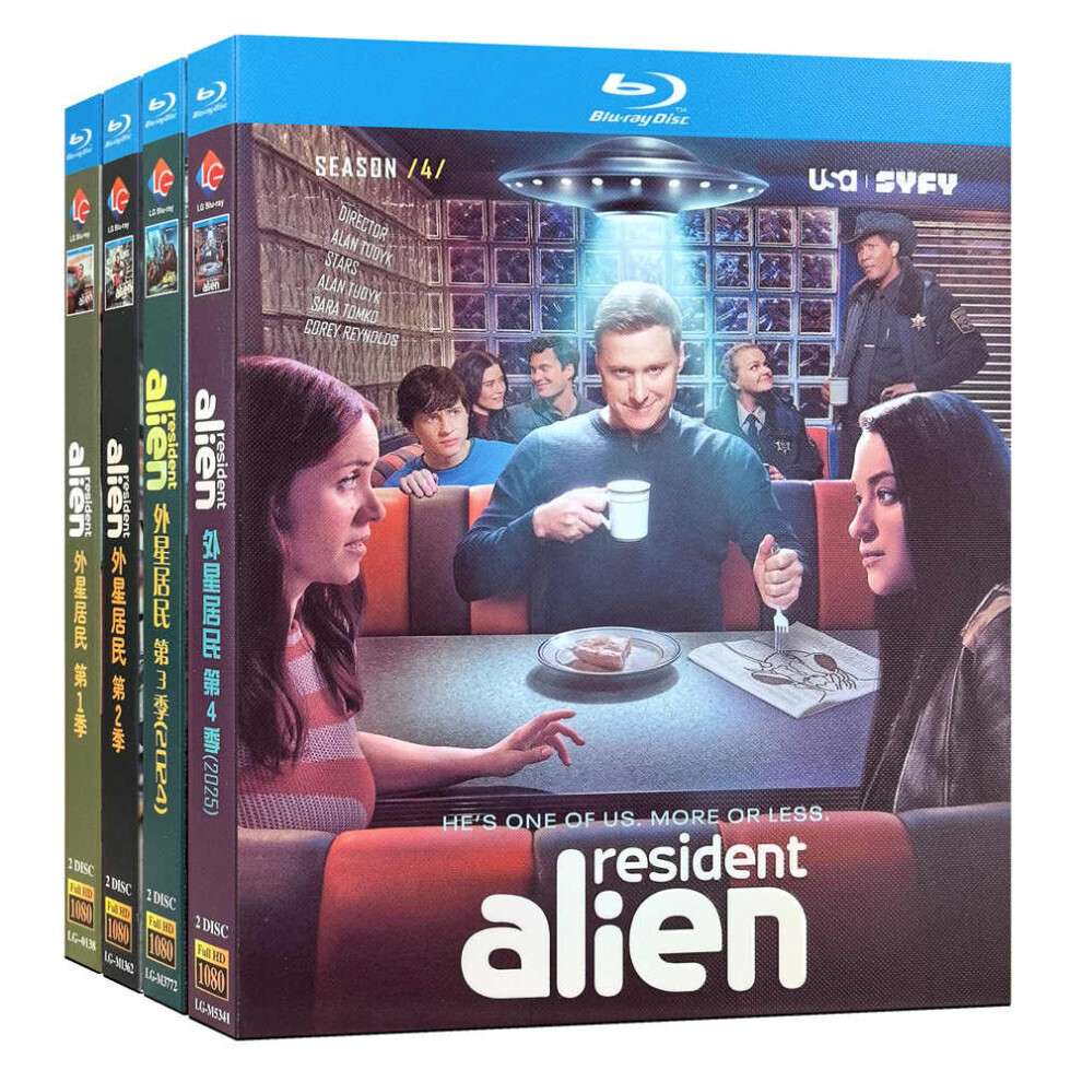 Azip Resident Alien Season 1-4 Blu-Ray 1080P Bd