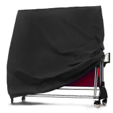 (black) Outdoor Waterproof And Dustproof Table Tennis Table Cover Table Tennis Table Cover 165x70x185cm