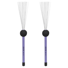 Mlins  Drum Stick Durable Brush Steel Tongue Midi Electronic Purple