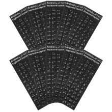 10pcs Keyboard Stickers Accessories Pvc Letter