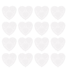 200 Sheets Trinket Box Doyleys Lace Paper Heart Cake Pad Doilies
