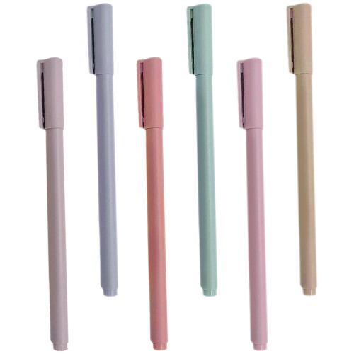 6Pièces Crayons Durables Sans Taille-Crayon, Design Ergonomique Coloré
