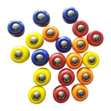 (20Pcs 2.5x1.56cm)Shuffleboard Pucks Set - Table Game Equipment & Curling Accessories for Family Fun