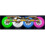 (Green light, 68) 4pcs LED Inline Skate Wheels 90A 80 76 72mm Light Up Wheels 4