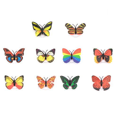 10pcs Wall Sticker Night Light Illuminate Adhesive Night Lamp