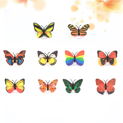 10pcs Wall Sticker Night Light Illuminate Adhesive Night Lamp 2