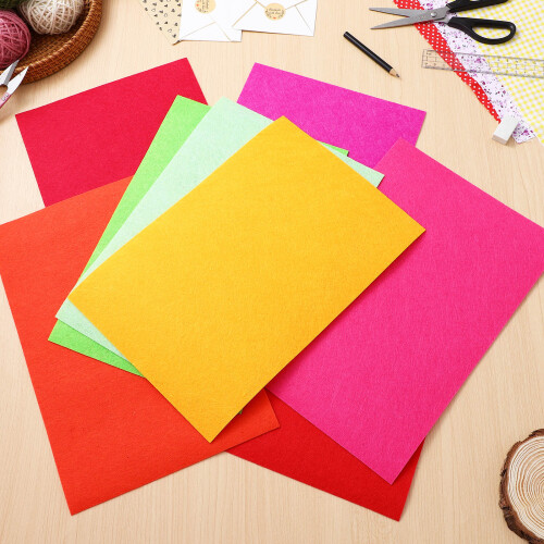 40 Pcs Felt Cloth Rectangle Sheets Handmade Crafts 2