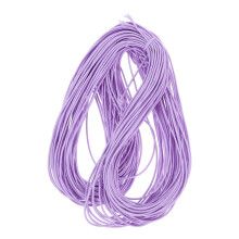 1M Fil Élastique Violet Pour Bracelet, Collier Artisanat