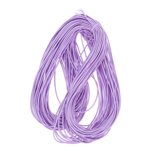 1M Fil Élastique Violet Pour Bracelet, Collier Artisanat