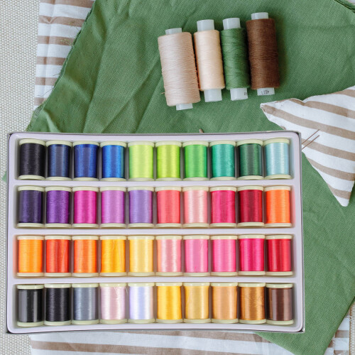 40 Rolls Embroidery Thread Rayon 120d Manual 1