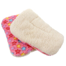 1Pc Pink Pet Nest Cushion Velvet Warm Dog Mat Comfortable Cat Bed