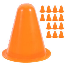 15 Pcs Gym Sign Baby Skating Sports Cones Fitness Work Orange