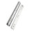 2pcs Drawer Slides Abs Silver For Diy Projects 1