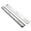 2pcs Drawer Slides Abs Silver For Diy Projects 2
