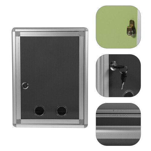 Raindrops  Letter Catcher For Front Door Suggestion Boxes Wall-Mounted 2