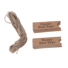 Met Ng Geschenklabel Kraftpapier Kleur 100 Stuks
