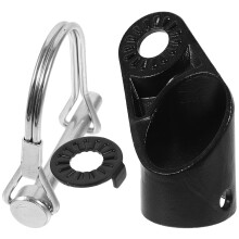 Tow Hitch Trailer Connector .00x4.00x4.00cm Black