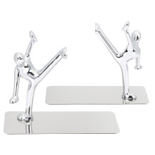 One Pair Metal Kung Fu Bookend Heavy Duty Home Supplies