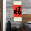 Wall Blank Scroll For Home Decoration Red Cloth 1pack 6