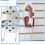 Raindrops Wall Mounted Iron Holder Plastic Storage 1pcs 10