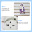 Raindrops Wall Mounted Iron Holder Plastic Storage 1pcs 11