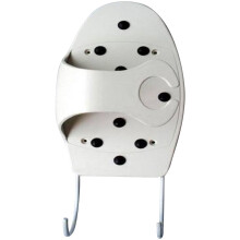 Raindrops Wall Mounted Iron Holder Plastic Storage 1pcs