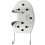 Raindrops Wall Mounted Iron Holder Plastic Storage 1pcs 1