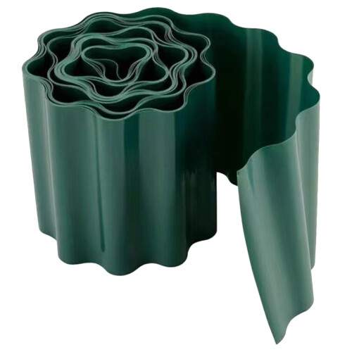 Groen Plastic Tuinafscheiding Voor En Bescherming