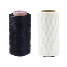 2 Pcs Cord Crafts Hand Sewing Wax Thread 2pcs Black