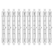R7s Halogen Light Bulb 118 Mm 200 W 230 V Pack Of 10 Halogen Rod R7s Halogen Bulb R7s Dimmable Halo   -Yx