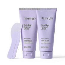 Flamingo sensitive skin body hair remover with soothing aloe vera