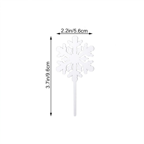 20pcs Cake Topper Christmas Cake Decorations Fruit Picks 1