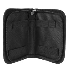 Small Tool Bag With Zipper Organizer Cleaning Brush Wire Black