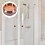 2 Pcs Bathroom Door Handle Interior Doors Handles Rose Gold 7