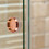 2 Pcs Bathroom Door Handle Interior Doors Handles Rose Gold 11