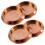 2 Pcs Bathroom Door Handle Interior Doors Handles Rose Gold 3