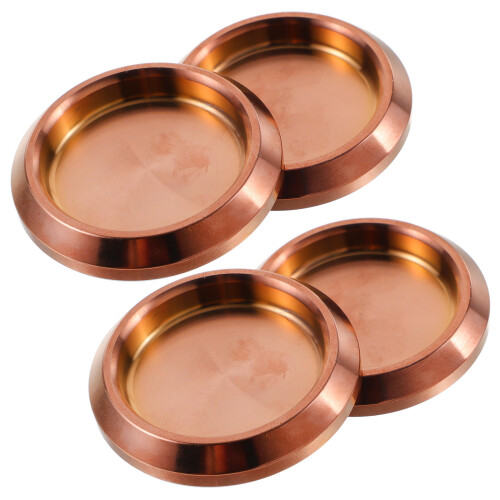 2 Pcs Bathroom Door Handle Interior Doors Handles Rose Gold 2