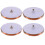 2 Pcs Bathroom Door Handle Interior Doors Handles Rose Gold 4