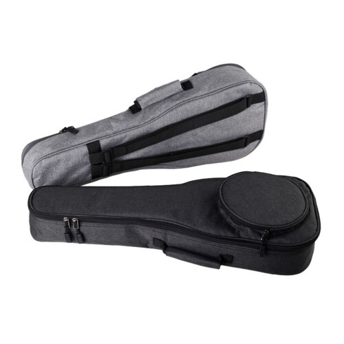 Guitar Bag Ukulele Package Ukulele Bag Light Grey Canvas Bag 1