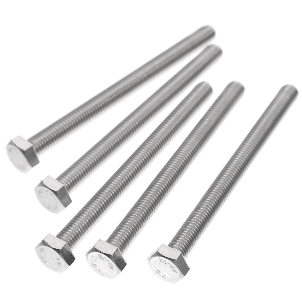 Bolt Kit Fully Threaded Bolt 304 Stainless Steel 5pcs