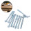 Worgeous  10 Pcs Wagons Carts Foldable Caster Wheels Engine Screw 11