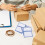 150 Pcs Mailing Label Blank Labels Sticker Envelopes Sign Office Blue 5