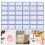 150 Pcs Mailing Label Blank Labels Sticker Envelopes Sign Office Blue 9