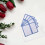 150 Pcs Mailing Label Blank Labels Sticker Envelopes Sign Office Blue 4