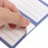 150 Pcs Mailing Label Blank Labels Sticker Envelopes Sign Office Blue 8