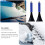 Masteelf 2 Pcs Ice Snow Removal Machine Car Kit 11