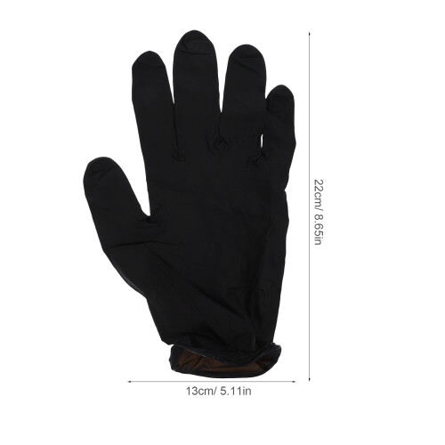 100 Pcs Kitchen Handle Man Work 22.00x13.00x0.20cm Black 2