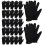 100 Pcs Kitchen Handle Man Work 22.00x13.00x0.20cm Black 1