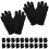 100 Pcs Kitchen Handle Man Work 22.00x13.00x0.20cm Black 5