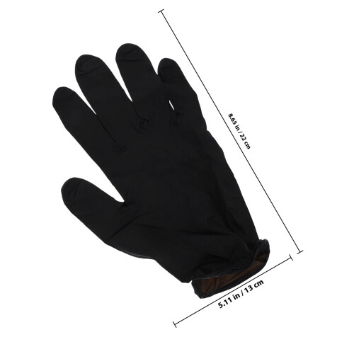 100 Pcs Kitchen Handle Man Work 22.00x13.00x0.20cm Black 1